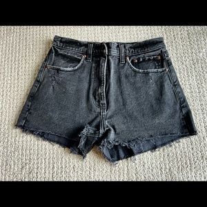 Abercrombie & Fitch High Rise Mom Shorts Sz 26